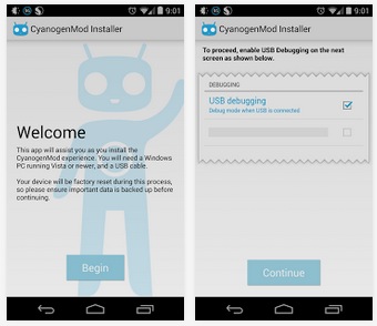 cyanogenmod installer app CyanogenMod Installer App   installing CM ROM with no sweat!